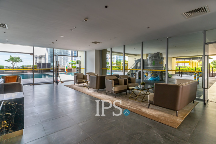 Studio Condo For Rent - The Peak, Tonle Bassac, Phnom Penh