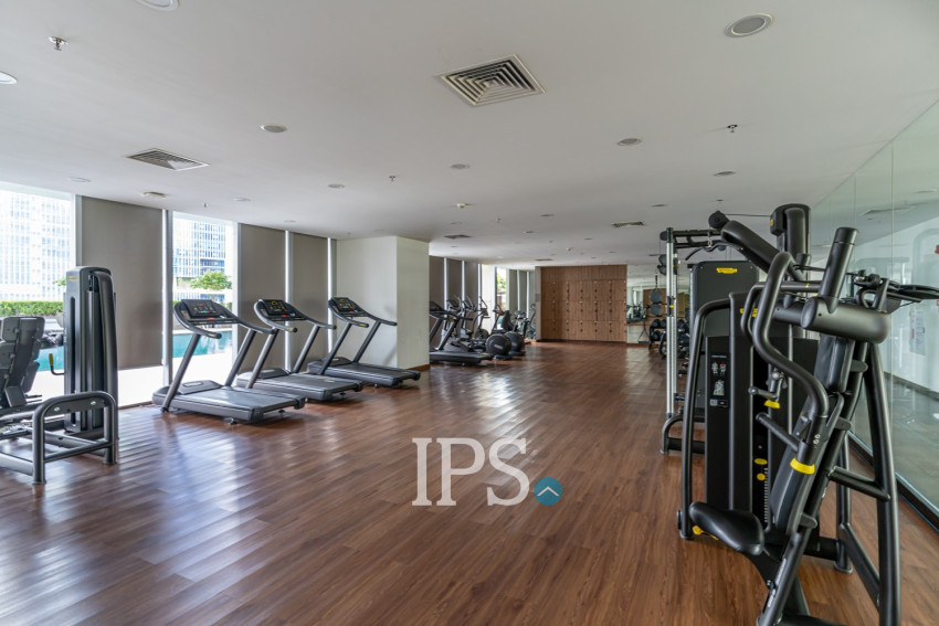 Studio Condo For Rent - The Peak, Tonle Bassac, Phnom Penh