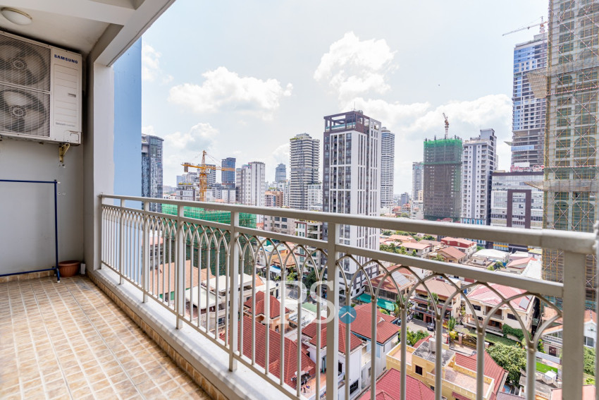 2 Bedroom Condo For Rent - De Castle Royal, BKK1, Phnom Penh