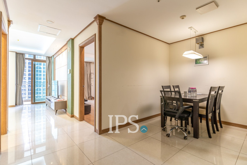 2 Bedroom Condo For Rent - De Castle Royal, BKK1, Phnom Penh