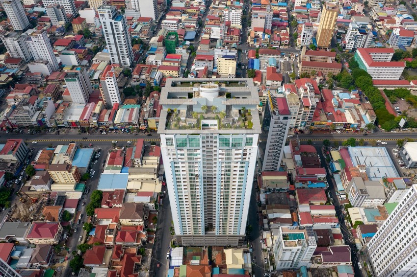 11th Floor 2 Bedroom Apartment For Sale - De Castle Royal, Phnom Penh