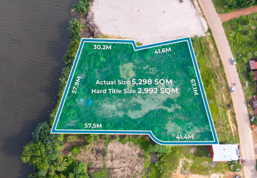 2,992 Sqm Land For Sale – Along Preaek Tuek Chu, Kampot Province