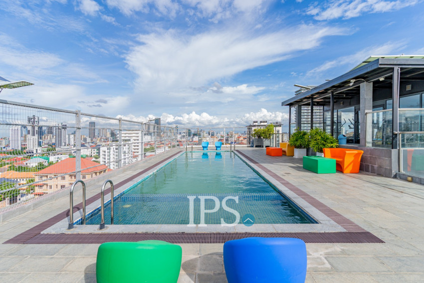 1 Bedroom Serviced Apartment For Rent - Boeung Kak 2, Phnom Penh