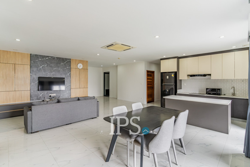 3 Bedroom Serviced Apartment For Rent - Boeung Kak 2, Phnom Penh