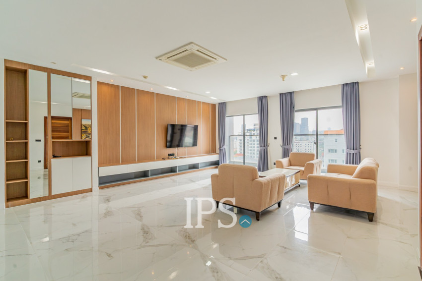 4 Bedroom Serviced Penthouse For Rent - Toul Kork, Phnom Penh
