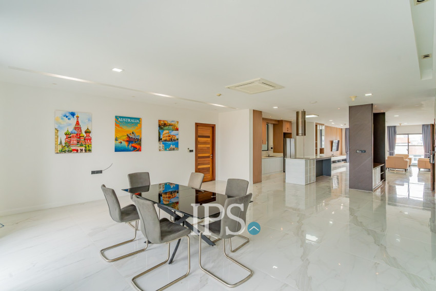 4 Bedroom Serviced Penthouse For Rent - Toul Kork, Phnom Penh