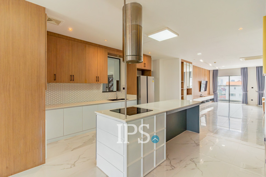 4 Bedroom Serviced Penthouse For Rent - Toul Kork, Phnom Penh