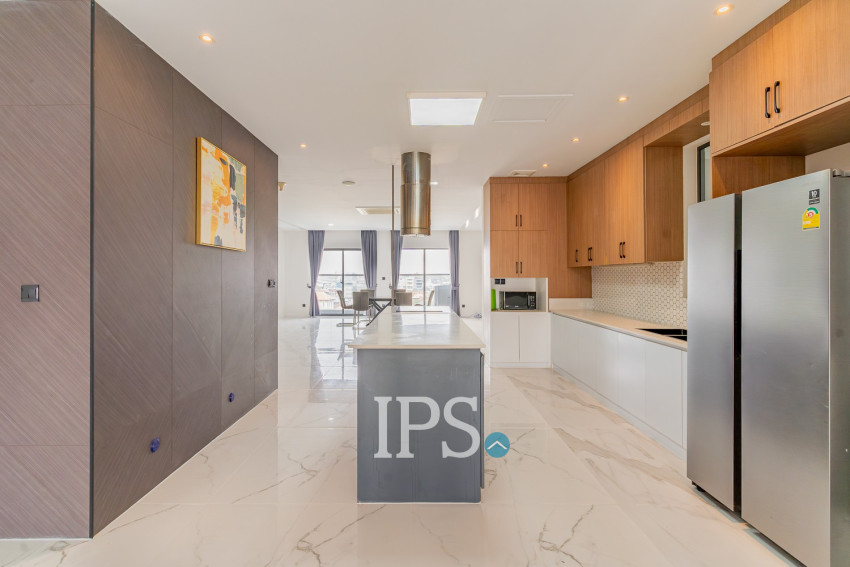 4 Bedroom Serviced Penthouse For Rent - Toul Kork, Phnom Penh