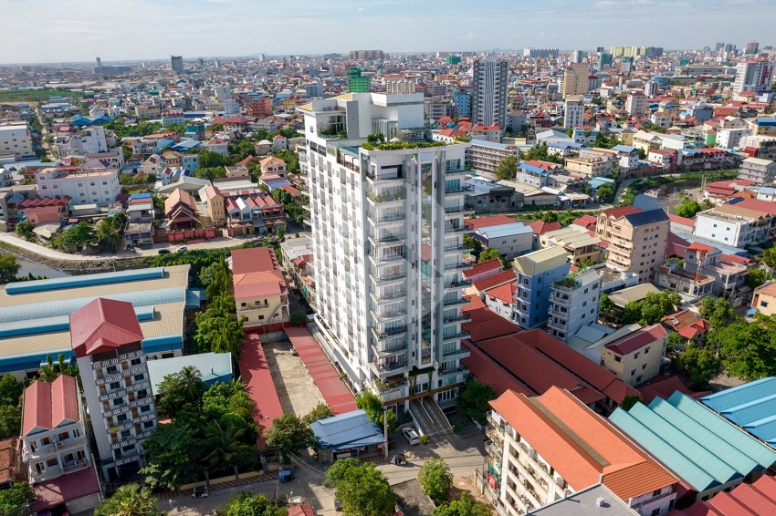 11th Floor 1 Bedroom Condo For Sale - PS Crystal, Boeng Tum Pun, Phnom Penh