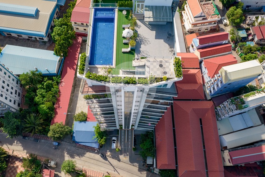 11th Floor 1 Bedroom Condo For Sale - PS Crystal, Boeng Tum Pun, Phnom Penh