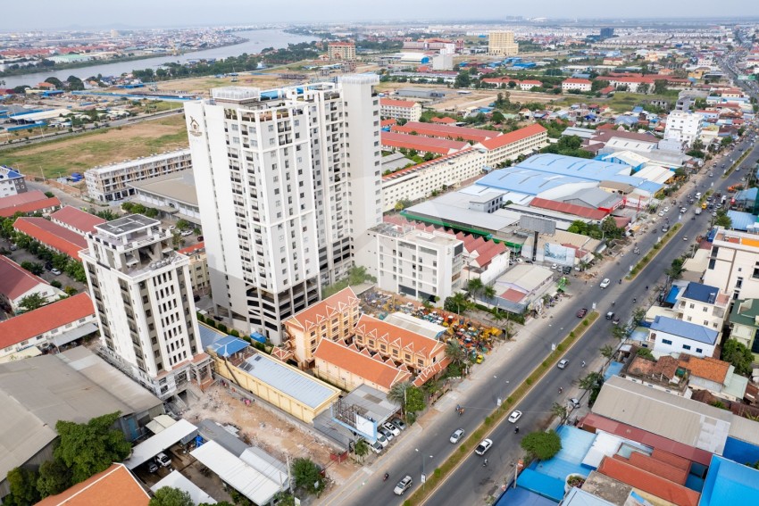 10th Floor 2 Bedroom For Sale - Highland Condo,  Chroy Changvar, Phnom Penh