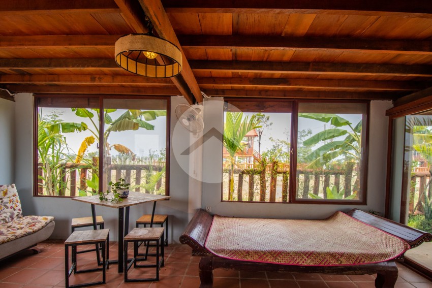 1 Bedroom Wooden Villa For Rent - Bakong District, Siem Reap