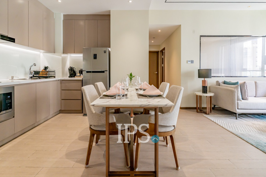2 Bedroom Serviced Apartment For Rent - Srah Chork, Phnom Penh
