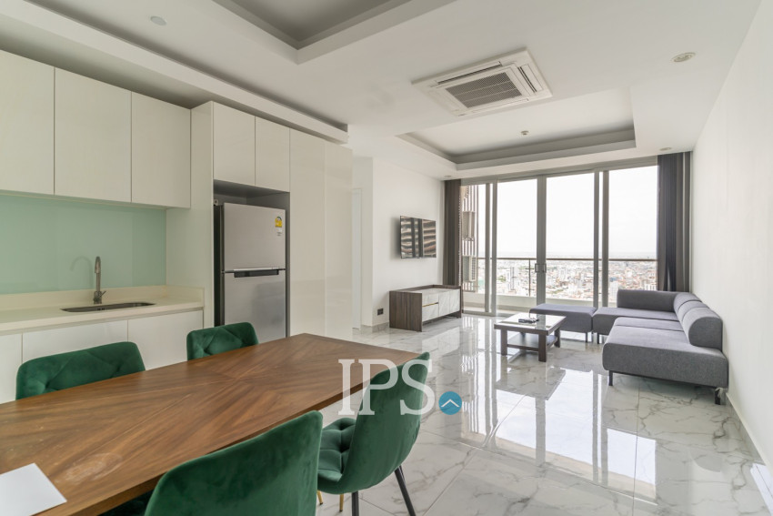 2 Bedroom Condo For Rent - J Tower 2, BKK1, Phnom Penh