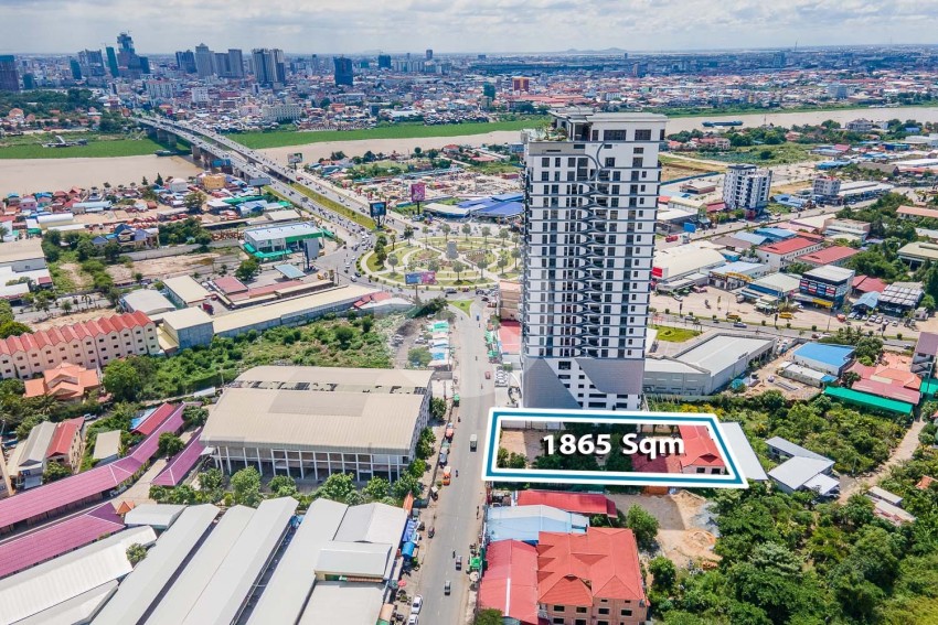 1865 sqm Land For Sale, Chroy Chongva - Phnom Penh