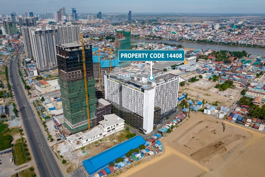 11th Floor 1 Bedroom Condo For Sale - Urban Village, Chak Angre Krom, Phnom Penh