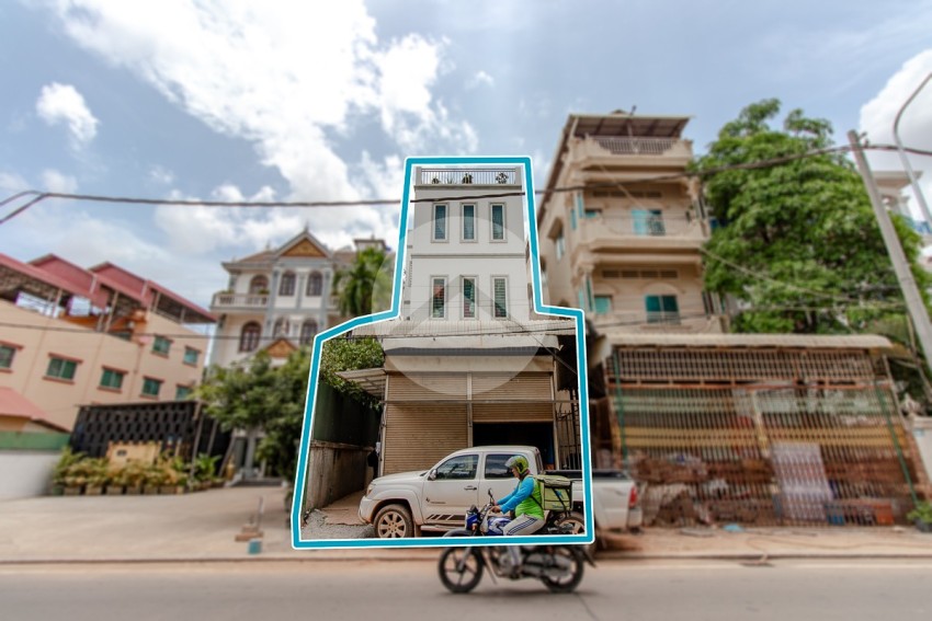 11 Unit Commercial Building For Rent - Old Market Area, Siem Reap