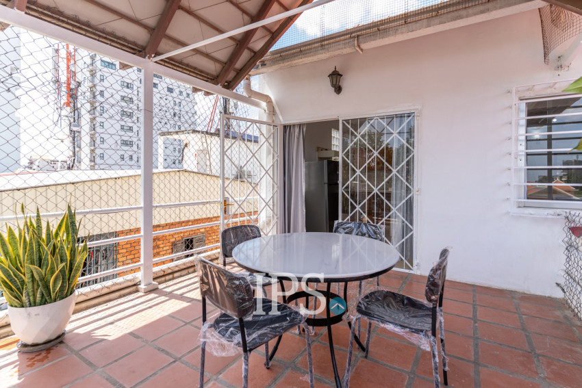 Renovated 2 Bedroom Apartment For Rent - Wat Phnom, Phnom Penh