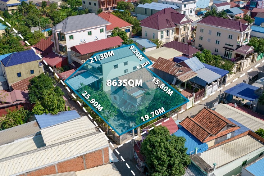 493 Sqm Land For Sale - Preaek Ruessei, Ta Khmau, Kandal Province