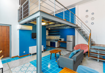 Loft 1 Bedroom Serviced Apartment For Rent - BKK3, Phnom Penh thumbnail