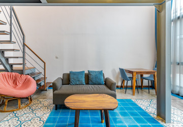 Loft 1 Bedroom Serviced Apartment For Rent - BKK3, Phnom Penh thumbnail
