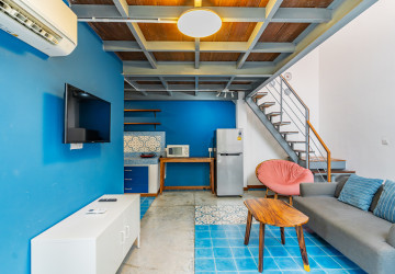 Loft 1 Bedroom Serviced Apartment For Rent - BKK3, Phnom Penh thumbnail