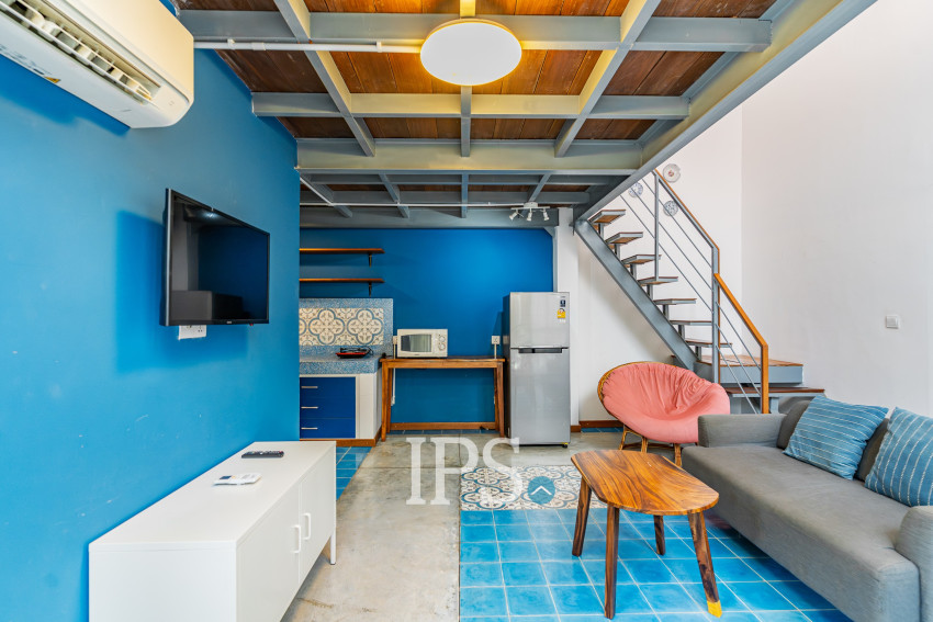 Loft 1 Bedroom Serviced Apartment For Rent - BKK3, Phnom Penh