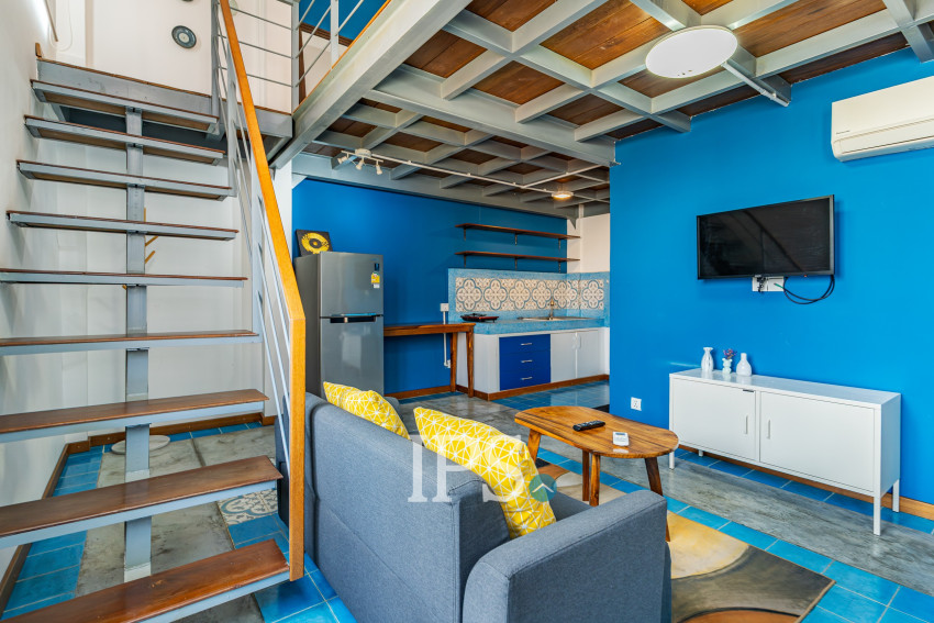 Loft 1 Bedroom Serviced Apartment For Rent - BKK3, Phnom Penh