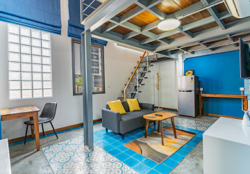 Loft 1 Bedroom Serviced Apartment For Rent - BKK3, Phnom Penh thumbnail