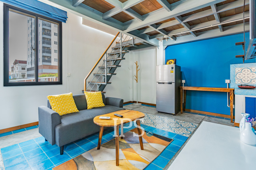 Loft 1 Bedroom Serviced Apartment For Rent - BKK3, Phnom Penh