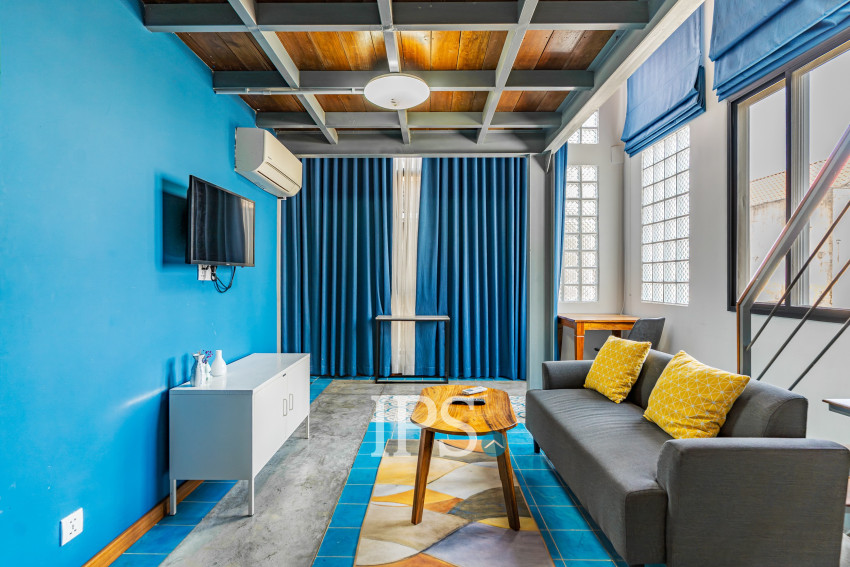 Loft 1 Bedroom Serviced Apartment For Rent - BKK3, Phnom Penh