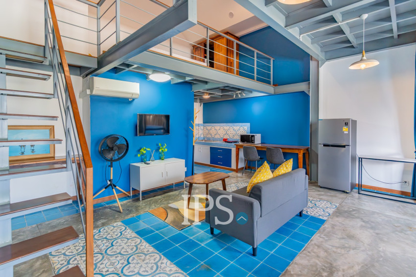 1 Bedroom Loft Apartment For Rent - BKK 3, Phnom Penh