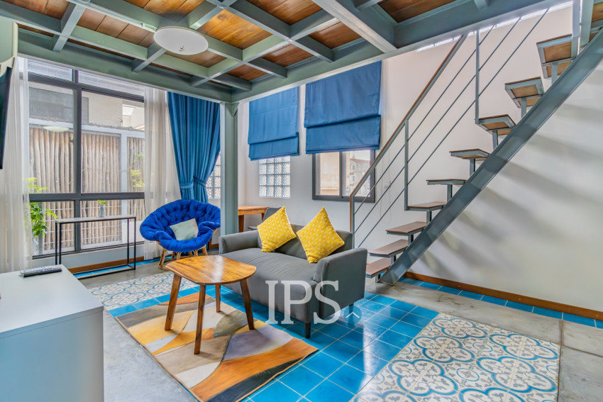 1 Bedroom Loft Apartment For Rent - BKK 3, Phnom Penh