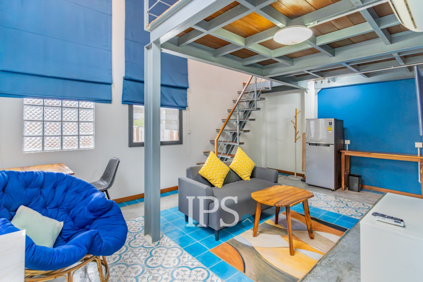1 Bedroom Loft Apartment For Rent - BKK 3, Phnom Penh