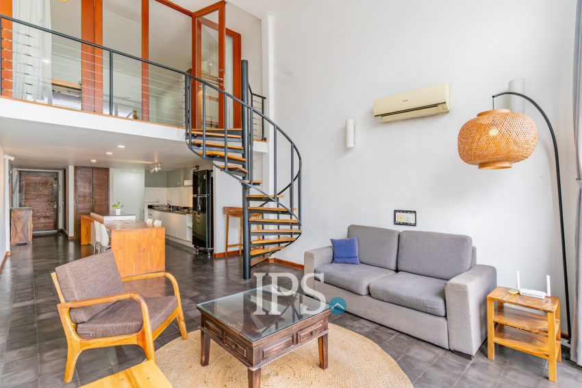 Renovated Loft 1 Bedroom Apartment For Sale - BKK1, Phnom Penh