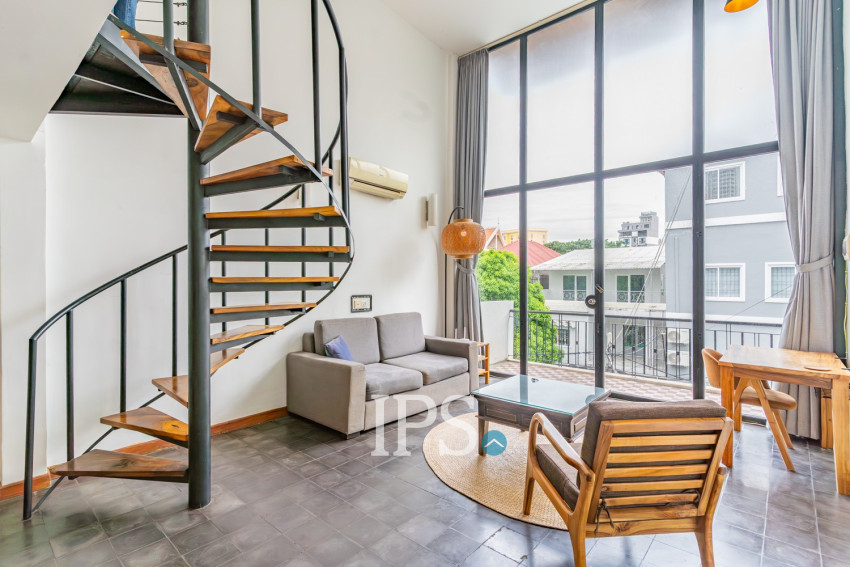 Renovated Loft 1 Bedroom Apartment For Sale - BKK1, Phnom Penh