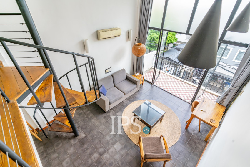 Renovated Loft 1 Bedroom Apartment For Sale - BKK1, Phnom Penh