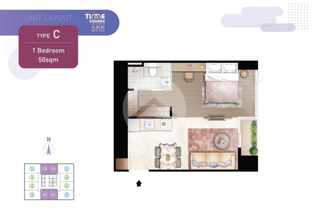 Time Square 306 Condominium - Street 306, BKK1, Phnom Penh - Image 34