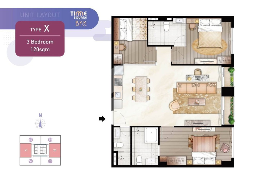 Time Square 306 Condominium - Street 306, BKK1, Phnom Penh - Image 38