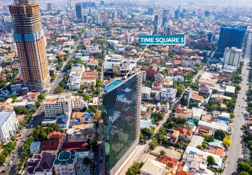 21st Floor 2 Bedroom Condo Type C For Sale - Time Square 3, Toul Kork, Phnom Penh thumbnail