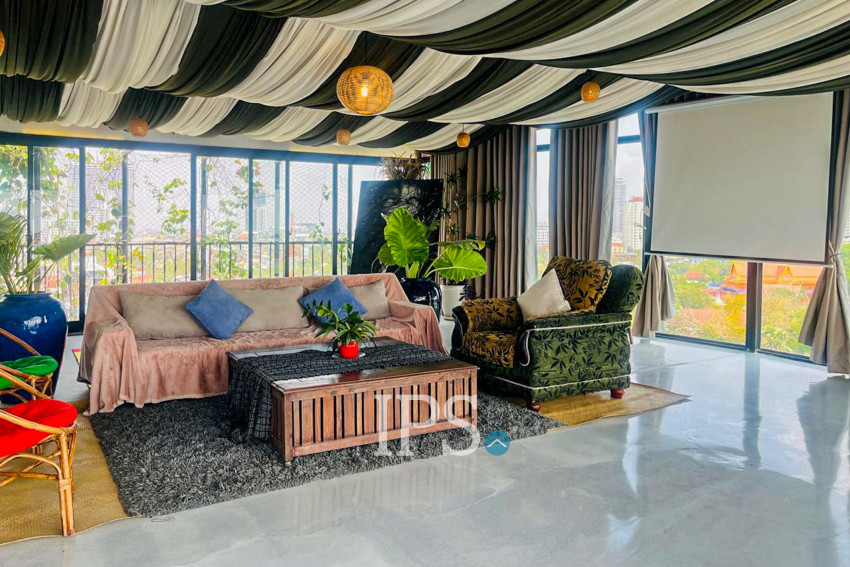 650 Office Penthouse For Rent - Chroy Changvar, Phnom Penh