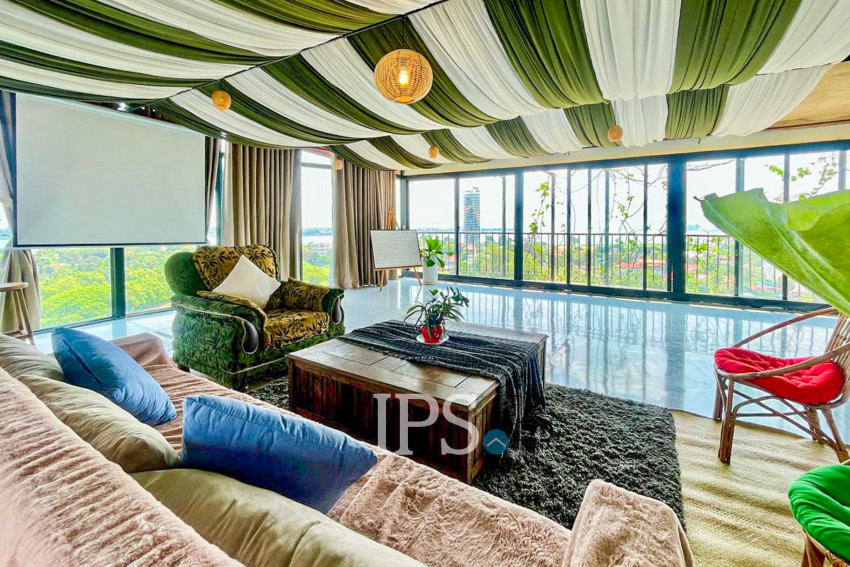 650 Office Penthouse For Rent - Chroy Changvar, Phnom Penh