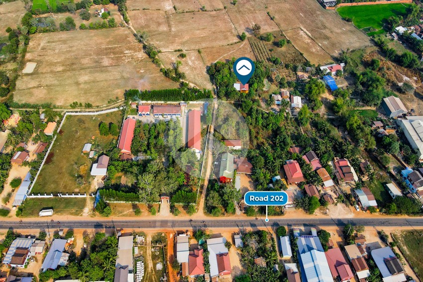1367 Sqm Residential Land For Sale - Puok District, Siem Reap