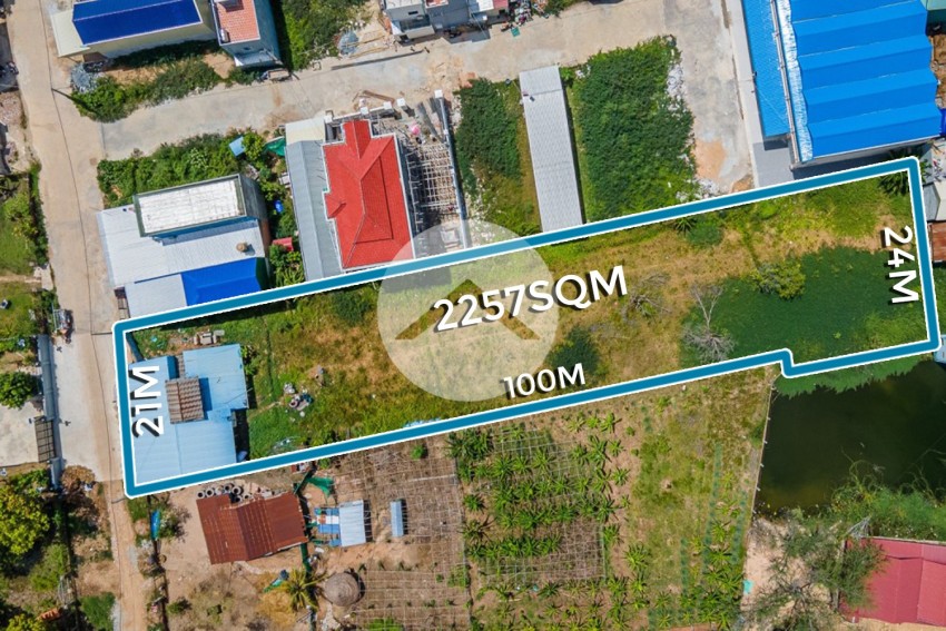 2257 Sqm Land For Sale - Ta Khmau, Kandal Province