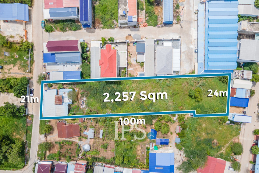 2257 Sqm Land For Sale - Ta Khmau, Kandal Province