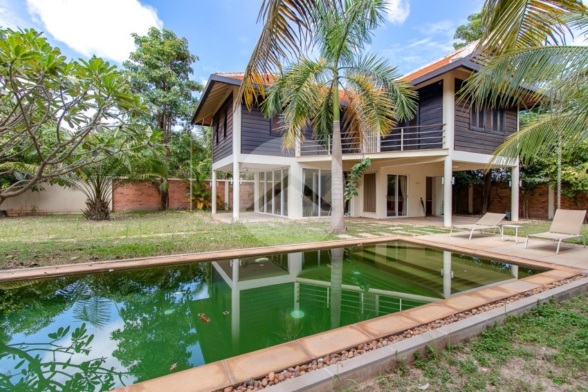 3 Bedroom Villa With Pool For Rent - Svay Dangkum, Siem Reap