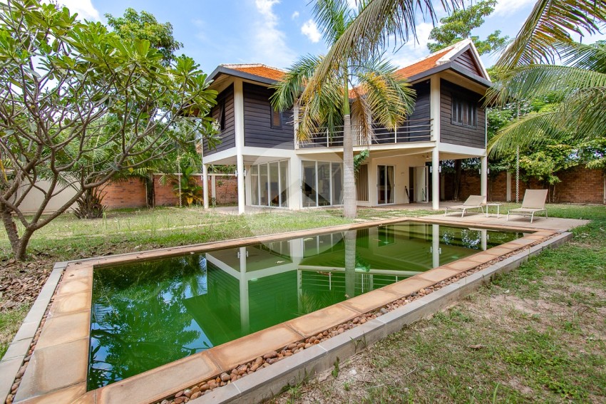 3 Bedroom Villa With Pool For Rent - Svay Dangkum, Siem Reap