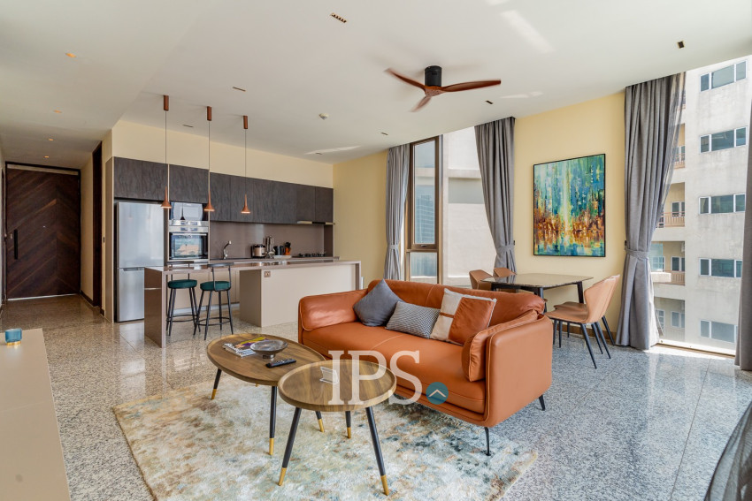 2 Bedroom Serviced Apartment For Rent - Toul Kork, Phnom Penh