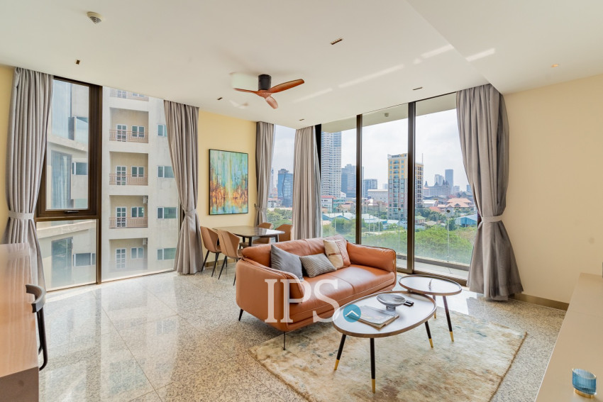 2 Bedroom Serviced Apartment For Rent - Toul Kork, Phnom Penh