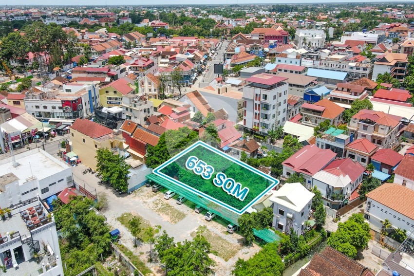 653 Sqm Commercial Land For Sale - Night Market Area, Siem Reap